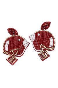 Broderie perlée de travail manuel Premium COLA CAN boucles d'oreilles élégantes élégantes belles uniques et bijoux à la mode pour fille - Product Image 2