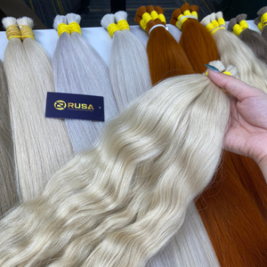 Venta al por mayor de cabello ondulado personalizado con longitud de 10 a 34 pulgadas, extensiones de cabello a granel de fábrica vietnamita de alta calidad - Product Image 3
