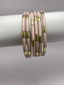Colorful Brass Resin Bangles Light Turquoise Color Fashion Jewelry Best Gift for <b>Girlfriend</b> Product Manufacturer From India - Product Image 2