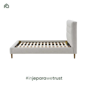 โครงเตียงไม้เนื้อแข็งทันสมัยระดับไฮเอนด์ ขนาดคิงไซส์ สำหรับห้องนอนวิลล่า อพาร์ทเมนท์ และเฟอร์นิเจอร์โรงแรม ผลิตในอินโดนีเซีย - Jarjit - Product Image 5