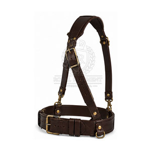 Ceinture Sam Browne personnalisée en cuir formel avec sangle réglable, boucle classique et finition de qualité pour les événements - Product Image 2