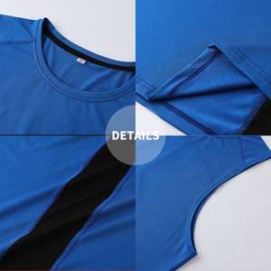 Camiseta Deportiva Personalizada con Logotipo, Cuello Redondo, Transpirable, 180g, para Hombre, Ajustada, de Algodón, para Gimnasio, Fitness y Entrenamiento - Product Image 5