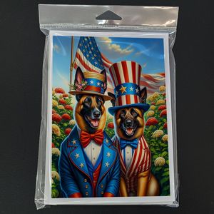 การ์ดอวยพร belinois malinois แบบอเมริกันทั้งหมดแพ็คการ์ด A7แปลกๆ8ใบพร้อมซองจดหมายขนาด5x7 - Product Image 3