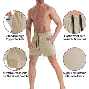 Pantalones Cortos Deportivos Casuales para Hombre, Servicio OEM, Ropa Deportiva Transpirable y Ligera - Product Image 4
