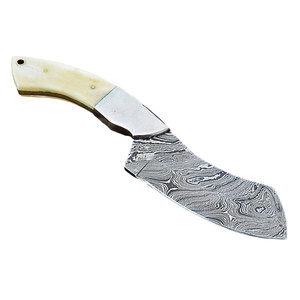 Offre Spéciale – Couteaux à Lame Fixe DIY de Haute Qualité avec Service OEM, Lame en Acier Damas Inoxydable, Manche en Bois, Personnalisable - Product Image 1