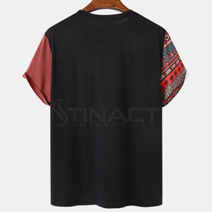 T-shirt pour homme, style personnalisé, fabriqué au Pakistan, de bonne qualité, impression personnalisée, manches courtes. - Product Image 2