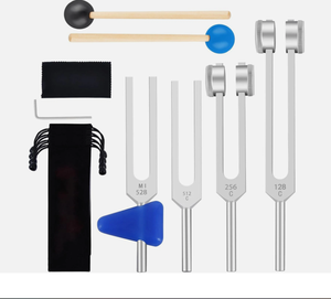 ชุดส้อมเสียงสำหรับโยคะบำบัดด้วยดนตรี - ส้อมเสียง 4 ชิ้น (MI 528 เฮิรตซ์, ..) - Product Image 5