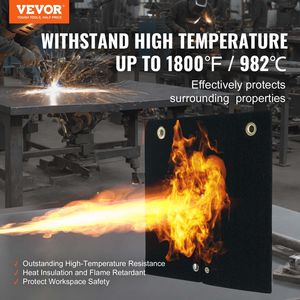 Tappetino Protettivo in Fibra di Carbonio 30x30 cm, Resistente al Calore 1800°F, Protezione Antifiamma, Coperta in Fibra Ceramica per Idraulica - Product Image 2