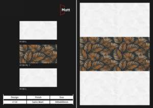 กระเบื้องพอร์ซเลนเคลือบด้านแบบรีไฟน์ ขนาด 12x24 นิ้ว ออกแบบสำหรับตกแต่งภายในสไตล์โมเดิร์น ทนทาน กันลื่น ป้องกันรอยขีดข่วน - Product Image 5