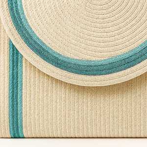 Handmade Fashion Bohemian Braided Cotton <b>Rope</b> Logo Clutch Bag for Women | Eco-Friendly Hand Woven Wedding Evening Daily Use - Product Image 2