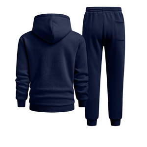 Conjunto Deportivo para Hombre, Sudadera con Cremallera de Felpa de Algodón, Pantalones para Correr, Ropa Deportiva Cómoda para el Gimnasio, Económico - Product Image 4