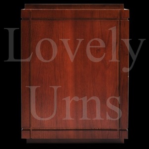 Wholesale XL MDF cremation urn with slider photo window adult <b>keepsake</b> <b>memorial</b> ashes container - Product Image 3