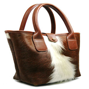 กระเป๋าหนังวัว กระเป๋าสะพายหนังวัว กระเป๋าขนวัว กระเป๋าหนังวัวแท้ขนวัว กระเป๋าสะพายหนังทำมือ กระเป๋าถือแบบใหม่ OEM - Product Image 6