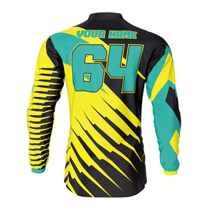 100% Polyester Motocross Jersey Custom Wholesale Sportswear With Racing Team Name Printed Motocross Jersey Adults Unisex - Product Image 3