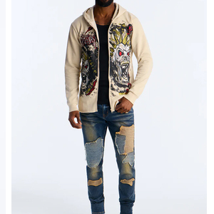 Vente en gros de sweat à capuche en molleton de coton de haute qualité pour hommes, streetwear, pour la salle de sport, sweat à capuche Spider - Product Image 4