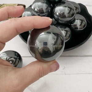 Sphère de pierre précieuse d'hématite africaine naturelle brute de haute qualité, sculptée style Feng Shui, pour la guérison et la décoration intérieure, vente en gros - Product Image 5