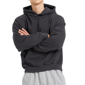 Sudadera con capucha de forro polar para hombre Clush Sports, 100% algodón, suave y cálida para invierno, para gimnasio al aire libre, uso diario, estilo casual, hip hop, venta al por mayor - Product Image 4