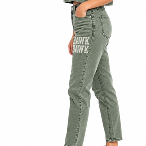 Jeans en denim coupe droite pour femme, denim de qualité supérieure, coton régulier, spandex doux, jeans en coton à séchage rapide, jeans d'été - Product Image 3
