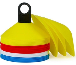 Conos de Entrenamiento de Plástico Coloridos para Práctica de Fútbol, Diseño Sólido y Duradero, Equipo Clásico Plegable Resistente al Agua - Product Image 4