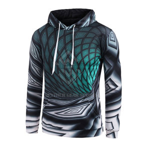 Men's Winter Solid Pullover Sublimation Hoodies Fleece Eco-Friendly Breathable Cotton Blend Lightweight High Quality Made - Product Image 2