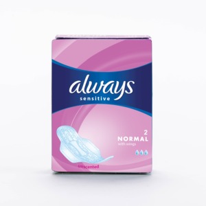 แผ่นอนามัยออลเวย์ส์ เซ็นซิทีฟ ปกป้องผิวบอบบางระหว่างมีประจำเดือน ผลิตจากวัสดุที่นุ่ม ระบายอากาศได้ดี พร้อมเทคโนโลยีการดูดซึมขั้นสูง - Product Image 1