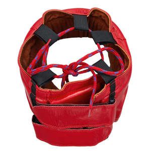 Best Seller Adjustable Professional Boxing Training Head Guard Custom Genuine Leather <b>Face</b> Protector Boxing Headgear - Product Image 5