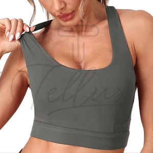 ชุดโยคะ 3 ชิ้นแบบสั่งทำใหม่ ระบายอากาศได้ดี สำหรับผู้หญิง ขายดี สีพื้น ชุดโยคะผู้หญิง ผลิตจากวัสดุคุณภาพดีที่สุด - Product Image 3