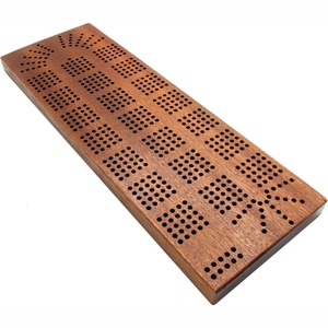 Premium Folding Wooden Cribbage Board Set Handmade Classic 3 Tracks Cribbage Game with Pegs <b>Playing</b> <b>Cards</b> Family Board Game - Product Image 6