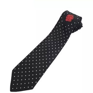 Corbata Azul de Alta Calidad Hecha a Medida para Hombres, Estilo Maestro Masón, Seda de Alta Calidad para Regalia Masónica - Product Image 1