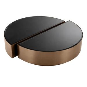 NUEVA MESA DE CENTRO DE ACERO INOXIDABLE DE LUJO MODERNA para MUEBLES DE SALA ANTIGUA MESA DE ANIDAR MÁS VENTA - Product Image 2