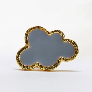 Wholesale Handmade Brass Cloud Cabinet <b>Knobs</b> Gold & Grey Drawer Door Pulls Decorative Vintage Furniture Handles <b>Dresser</b> <b>Knobs</b> - Product Image 1