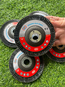 Disque à lamelles abrasif professionnel HGP pour le meulage de soudures, en zircone, 72 lames, roue de ponçage # 40- # Grains 120 OEM Haute Dureté - Product Image 2