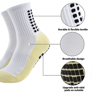 Acrylic Knee High Football <b>Socks</b> Non Slip Anti Skid Soccer Breathable Compression Sports Training <b>Socks</b> For Adults - Product Image 4