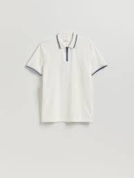 Polo pour homme, vêtements Micah Corporation, T-shirt à bordures contrastées, polo piqué en gros, vêtements de golf coupe ajustée. - Product Image 3