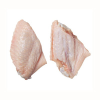 Ailes de poulet congelées brutes de qualité supérieure, pour peaux blanches uniquement, fraîches et congelées, mi-entailles