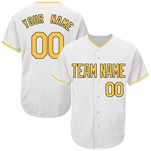 Maillots de baseball unisexes à manches courtes, nouveau design, vente en gros, meilleure qualité, haute couture, vêtements de sport courts, personnalisables, 100 % polyester - Product Image 1