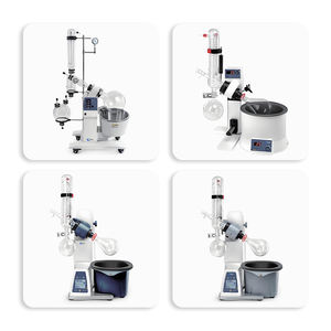 Mesin distilasi listrik laboratorium Evaporator putar Digital LED dengan pompa ekstraksi otomatis Motor - Product Image 2