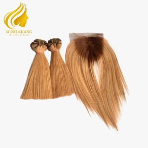 2024 para 100% Extensiones de cabello humano Remy vietnamita real Color claro Cutícula alineada Estilo de onda Paquete crudo - Product Image 6