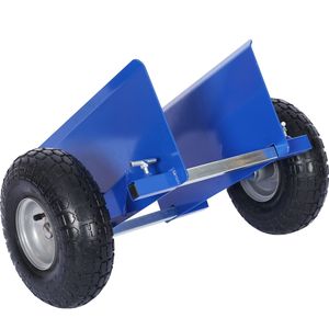 Carretilla para paneles azul de 600 lb con ruedas de 10 pulgadas Ruedas Neumáticas para Mover Objetos Pesados - Product Image 5