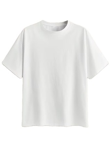 Men's Short Sleeve T-Shirt Round Neck Loose Short Sleeve T-Shirt Set Breathable Skin-Friendly Special Material Oversized Fit - Product Image 4
