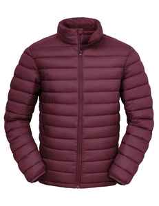 Chaqueta Acolchada Negra para Hombre, de Poliéster/Algodón, con Cuello Alto, Cierre de Cremallera, Resistente al Viento, Grosor Estándar, Abrigo Casual de Invierno, Corte Regular - Product Image 3