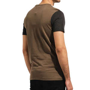 Camiseta de algodón grueso con estampado gráfico, corte holgado y extragrande para hombre, con logo personalizado - Product Image 6
