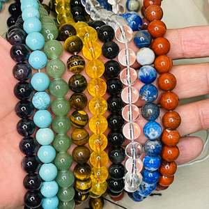 Chất lượng cao AAA tinh thể tự nhiên đá quý hạt chuỗi nhà cung cấp từ Ấn Độ hạt Kích thước 4mm đến 14mm - Product Image 2