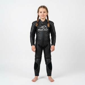 Combinaison de moto en cuir véritable pour enfants, combinaison de course pour jeunes, une pièce, sur mesure, équipement de protection pour moto - Product Image 5