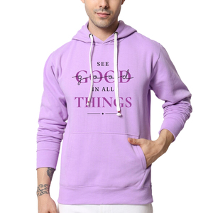 เสื้อฮู้ดดี้ผู้ชายมาใหม่ลดราคา ผ้าฝ้าย 100% ระบายอากาศได้ดี พิมพ์ลายดิจิทัล สไตล์สตรีทแวร์ มีกระเป๋า - Product Image 1