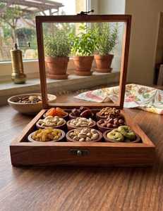 Boîte à épices rotative en bois de qualité alimentaire, écologique et anti-fuite, avec réglage de la grosseur, pour assaisonnements et herbes – Vente en gros usine - Product Image 2
