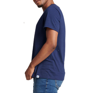 เสื้อยืดเปล่าผ้าฝ้าย 100% ขายส่ง เสื้อยืดพิมพ์ลายตามสั่ง คุณภาพสูง เสื้อยืดคอกลมผ้าฝ้ายสำหรับผู้ชาย - Product Image 2