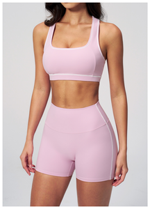 Highly Professional Women,s Slim Fit Workout Sportswear 2-Piece Set Includes High Waist Leggie <b>Bra</b> Plus Size Stitch Crystal - Product Image 6