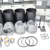 6D16 ME300199 Paket Perbaikan Piston Silinder Liner Ring Piston Gasket Kit Gasket Kepala untuk Suku Cadang Mesin Mitsubishi