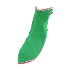 Couvre-chaussures de sécurité industriels robustes en cuir de vachette pleine fleur ignifuge et imperméable, protection contre la chaleur et les étincelles - Product Image 3
